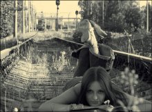 train. rails. girl. / ***