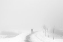 Someone walks. Continued. / ***