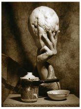 deep in thought over a cup of sour ... / www.valentin-foto.com