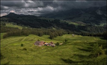 Am Abend / Alpen