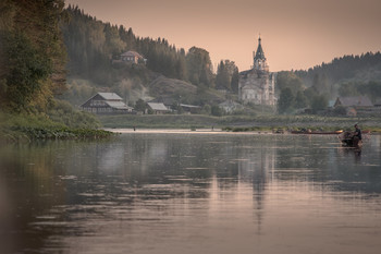 Evening on the river / ***