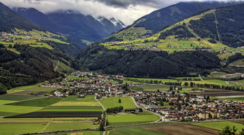 In the Alps. / ***