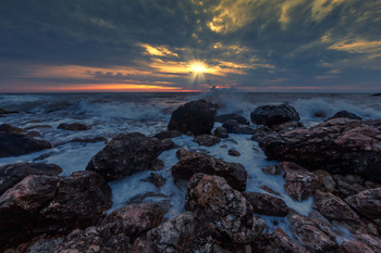 At sunset / ***