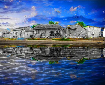 Blue Bayou / Taken in New Orleans and embellished to taste