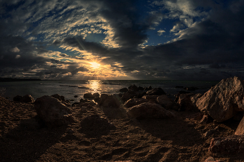 At sunset / ***
