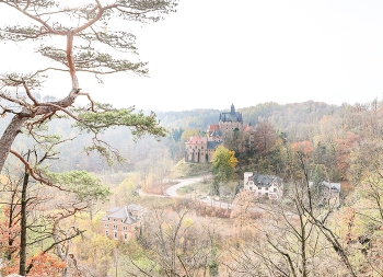 Burg Kriebstein / aufgenommen am 10.11.2021