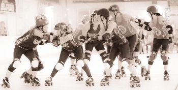  / Very very powerful spot in roller derby.