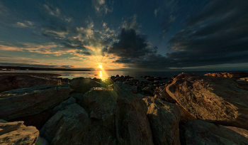 At sunset / ***