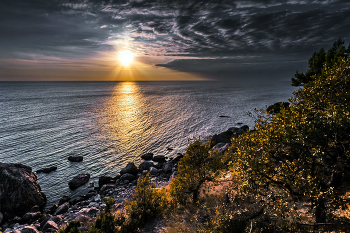 At sunset / ***