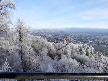 nach dem Nebel und dem Frost kam die Sonne / .. und verzauberte die Landschaft.