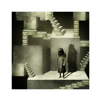 In the city / digital art