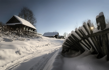 Winter in the village / ***
