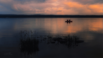 On the evening sunset / ***