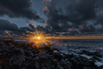 At sunset / ***