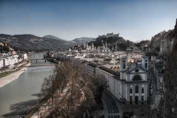 Salzburg / Domviertel mit Burg