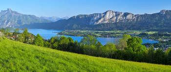 Blick auf den Mondsee / Blick auf den Mondsee