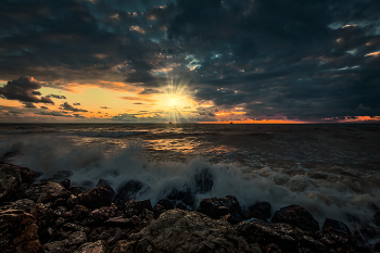 At sunset / ***
