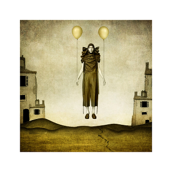 Im Flug / digital art