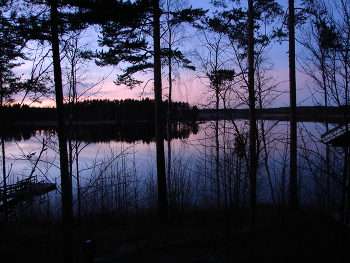 Evening on the lake / ***
