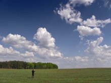 "Drawing" clouds / ***