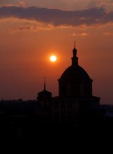 Smolensk nezakatny .... Georgs-Kirche ... Abend / ***
