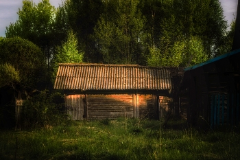 Evening in the village / ***