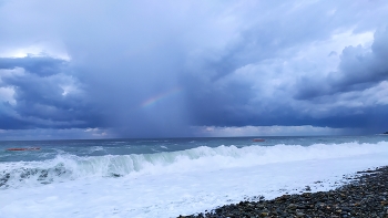 Paint the weather. / ***