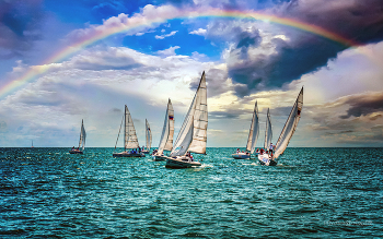 unter blauem Himmel ... / ***