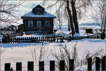 Schwarz und weiß Winter. / ***