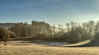 Morgens / Sonnenaufgang am eiener see