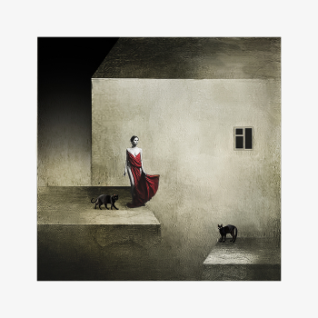 Night walk / digital art