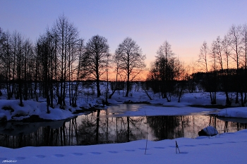 Evening Lake. / ***