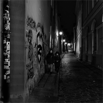 An evening walk / ***