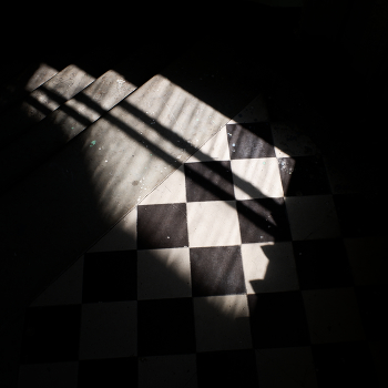 Auf der Treppe / ***