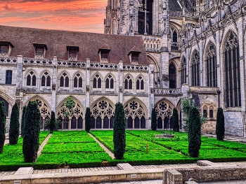 Rouen - Cathédrale Notre-Dame (claustre) - Normandia - França / Rouen - Cathédrale Notre-Dame (claustre) - Normandia - França