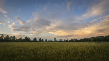 Abend auf dem Gebiet / ***