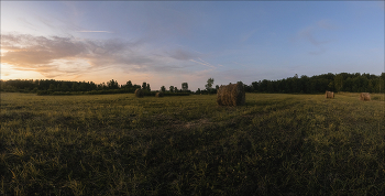 Abend auf dem Gebiet / ***