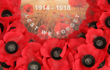1914-1918 Lest We Forget / To commemorate the centenary of the First World War years (1914-1918), we created a Travel Notes Calendar to remember the fallen; those who served in the military campaigns fighting for our freedom.
This photo was used on the cover.
Lest We Forget was originally penned in the poem 'Recessional', by Rudyard Kipling; actually dedicated to Queen Victoria's Diamond Jubilee in 1897; asking God to spare the British Empire, 'lest we forget' (the sacrifice of Christ).
The phrase passed into common usage across the British Commonwealth, after World War I; becoming linked with Remembrance Day, as a plea not to forget past sacrifices.
'Lest We Forget' is often found on war memorials, or used as an epitaph.
Michel Guntern, https://TravelNotes.org