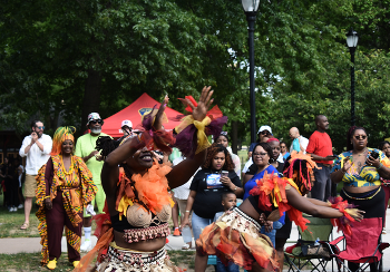 Keyz / African dance in Bushnell Park