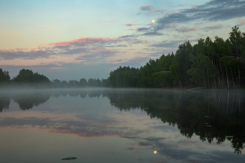A quiet evening. / ***