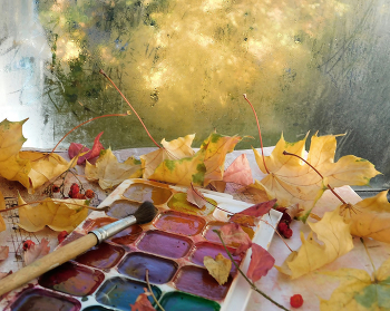 Herbst-Aquarell / ***
