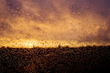 sunset through glass / ***