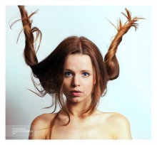 Bild von einem Mädchen mit blauen Augen ... / ***