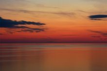 Sonnenuntergang über dem Meer / ***