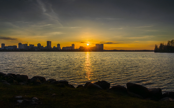 Abend auf dem Lande / ***