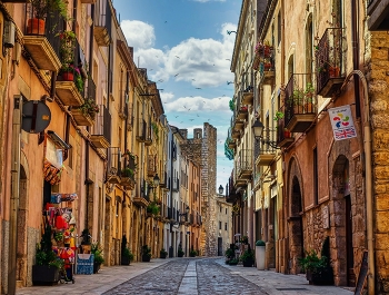 Montblanc - carrer Major - Conca de Barberà / Montblanc - carrer Major - Conca de Barberà