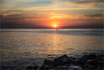 Das Schwarze Meer Sonnenuntergang / ***