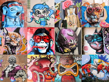 "Scary Monsters &amp; Funny Jokers" part 5 / Graffiti, Street Art Photography