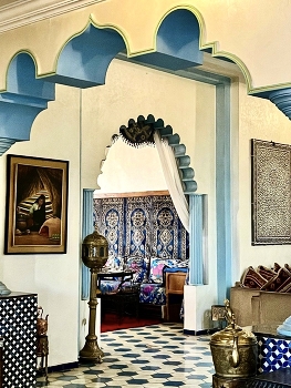 Traditional Moroccan home / Interior of the traditional Moroccan home