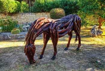 Altea - cavall de fusta al Temple de l'Arcàngel Miquel (Ortodoxa) - Marina Baixa / Altea - cavall de fusta al Temple de l'Arcàngel Miquel (Ortodoxa) - Marina Baixa